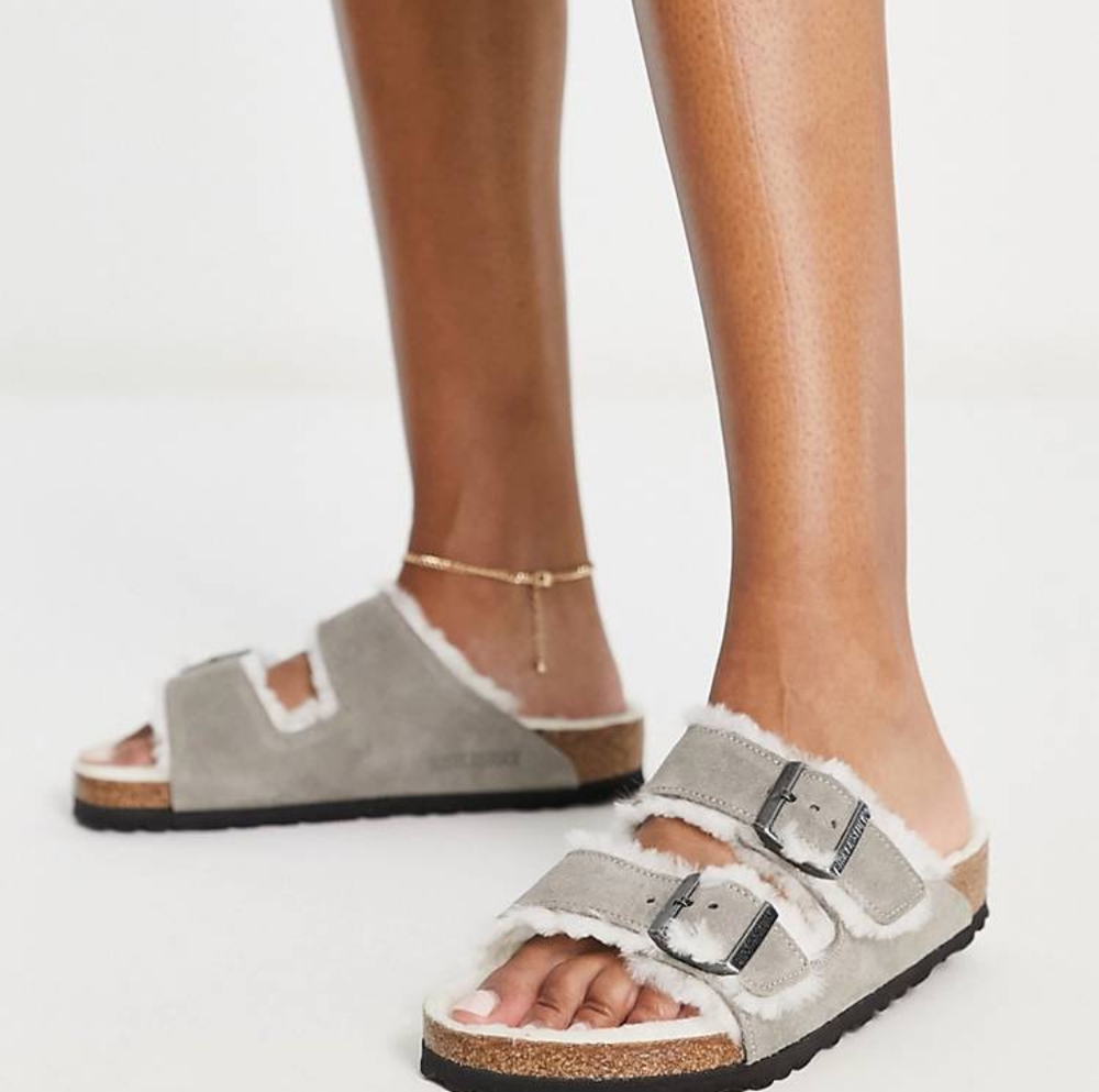 New Birkenstock Arizona Shearling Sandal